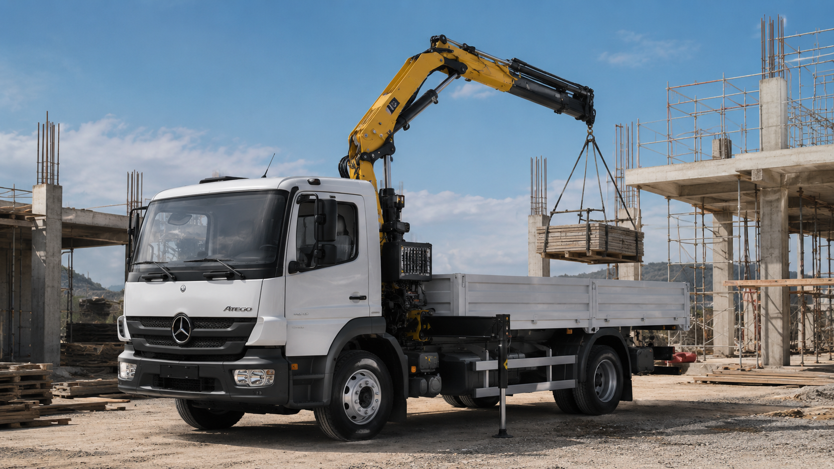 Camión grúa Mercedes-Benz Atego FAMIN