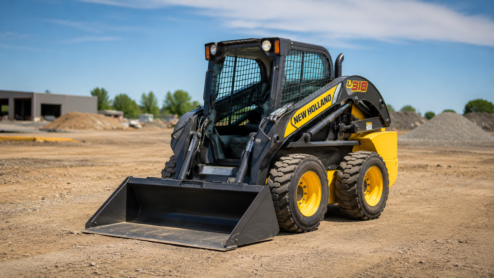 Minicargador New Holland L318 FAMIN